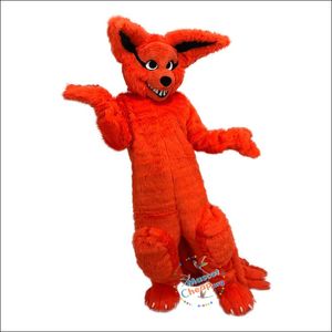 Disfraz de mascota de dibujos animados de perro zorro de nueve colas de Halloween Conejito de Pascua Disfraz de peluche Tema de disfraces Disfraces Publicidad Traje de fiesta de cumpleaños