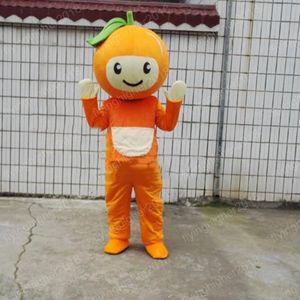 Halloween Orange Girl Costume De Mascotte De Haute Qualité Dessin Animé Fruit Anime thème personnage Carnaval Unisexe Adultes Tenue De Noël Robe De Fête D'anniversaire