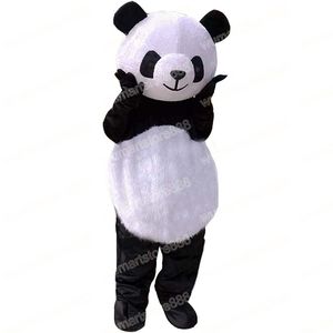 Halloween Panda Mascot Costume Carnival Unisex volwassenen Outfit volwassenen Maat Xmas verjaardagsfeestje Outdoor jurk kostuum rekwisieten