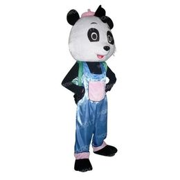 Halloween Panda Mascot Costume Hoogwaardige stripfiguur Outfits Pakken Usex volwassenen Outfit Kerstcarnaval Fancy Dress