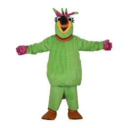 Halloween Parrot Bird mascotte kostuumsimulatie cartoon anime thema karakter volwassenen maat kerst buiten advertentie outfit pak voor mannen vrouwen