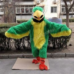 Halloween Parrot Mascotte Kostuum Topkwaliteit Cartoon Anime Thema Karakter Volwassenen Maat Kerst Carnaval verjaardagsfeestje outdoor outfit