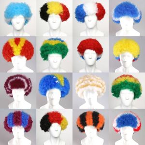 halloween party clown pruik carnaval cosplay kostuum dagelijkse slijtage party hoofddeksels voetbalclub accessoire