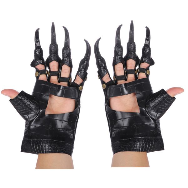 Fiesta de Halloween Cosplay Dragon's Paw Guantes Carnival Props Accesorios para hombres y mujeres hechos de cuero PGDQ19009