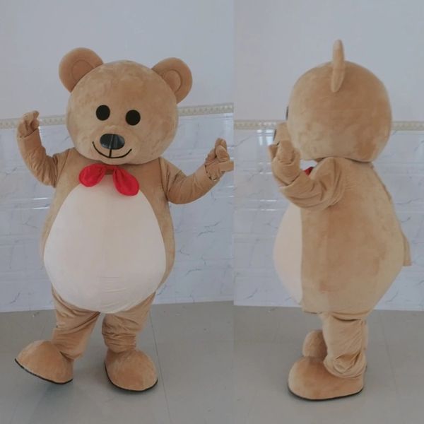 Halloween Party Plush Teddy Bear Mascot Costume Cartoon Dress Fursuit Outfits