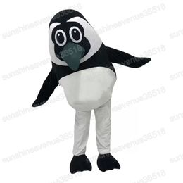 Halloween Penguin Mascot Costume Cartoon -thema Karakter Carnaval Unisex volwassenen Maat Kerstfeestje Fancy Outfit