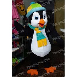 Costume de mascotte de pingouin d'Halloween personnaliser personnage de thème d'anime de dessin animé taille adulte fête d'anniversaire de noël tenue de plein air