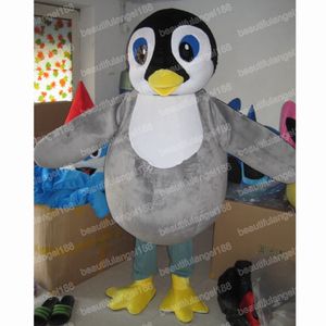 Disfraz de mascota de pingüino de Halloween, personaje temático de Anime de felpa de dibujos animados de alta calidad, Carnaval de Navidad, fiesta de cumpleaños para adultos, atuendo elegante