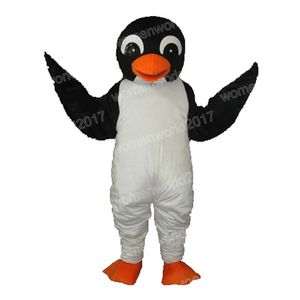 Costume de mascotte de pingouin d'Halloween unisexe, tenue de personnage de dessin animé, taille adulte, tenue d'anniversaire, de noël, de carnaval, robe fantaisie