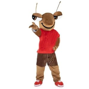 Costume de mascotte de fourmi Pismire de performance d'Halloween pour le personnage de dessin animé de fête Vente de mascotte Livraison gratuite personnalisation de support