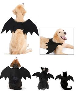 Halloween Pet Bat Dog Apparel Wings Small Large Dogs Cats Disfraz Ropa para cambiarse de ropa