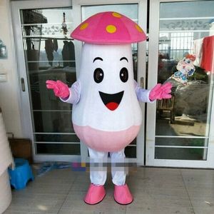 Halloween roze paddestoel mascotte kostuum hoge kwaliteit cartoon thema karakter carnaval festival fancy jurk xmas volwassenen maat verjaardagsfeestje outdoor outfit