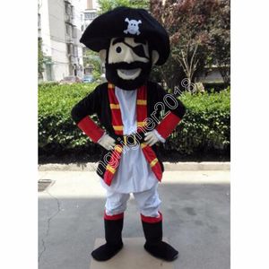 Halloween pirate homme mascotte costume taille adulte dessin animé personnage thème carnaval hommes femmes robe de Noël fantaisie performance robe de soirée