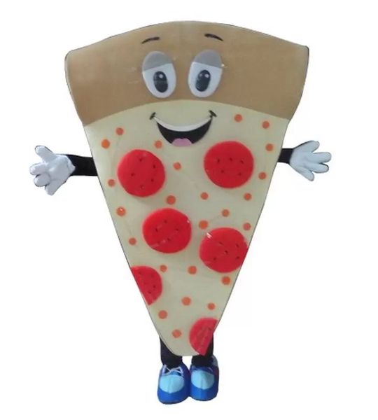 Halloween Pizza mascotte Costume dessin animé pied Anime thème personnage noël carnaval fête fantaisie Costumes adulte tenue
