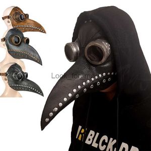 Halloween Peste Docteur Masque D'oiseau Long Nez Steampunk Effrayant Masque En Latex Halloween Costume Props Faveurs De Fête HKD230810