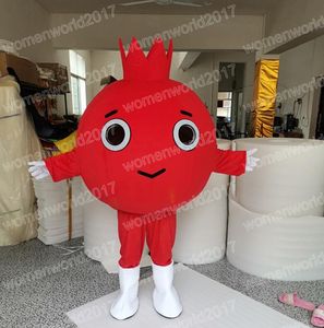 Costume de mascotte de grenade d'Halloween, tenues de personnage de dessin animé de haute qualité, costume unisexe pour adultes, tenue d'anniversaire, de noël, de carnaval, robe fantaisie