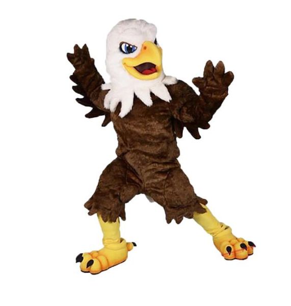 Costume de mascotte d'aigle féroce d'halloween, robe de soirée, Costumes fantaisie de fête de carnaval de noël, tenue pour adultes