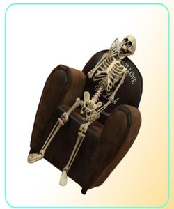 Decoración de accesorios de Halloween Esqueleto de tamaño completo Mano de la vida del cráneo Anatomía Decoración del modelo Y2010064604705