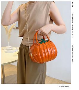 Halloween Pompoen Tas 2023 Herfst Nieuwe Mode Damestas Grappige Tomaat Stijl Mobiele Telefoon Tas Crossbody Damestas