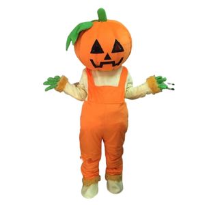 Halloween Pumpkin Mascotte Kostuum Halloween Kerstfeest Fancy Party Cartoon Karakter Outfit Pak Volwassen Vrouwen Mannen Jurk Carnaval Unisex Volwassenen