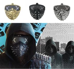 Halloween Punk Devil Mask Cosplay Rivet Muerte Muerte Muerte Grim Reaper Cosplay Rivet Masks Halloween Mascarada Mascaras4586100