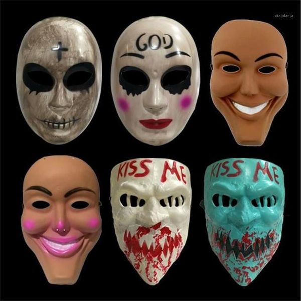 Halloween Purge Masque Dieu Croix Masques Effrayants Cosplay Party Prop Collection Plein Visage Effrayant Film D'horreur Masque Halloween Mask1245o