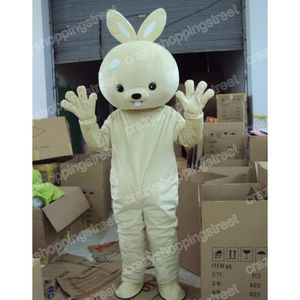Halloween Rabbit Mascot Costume Top Kwaliteit Strilder Karakter Outfits Pas Kerstcarnaval Unisex volwassenen Carnaval Birthday Party Dress
