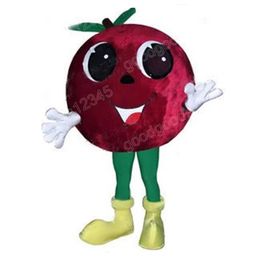 Halloween Red Bayberry Mascot Costuums Kerstfeest Kleding CiToon Character Carnival Advertentie Verjaardagsfeestje Dress Up kostuum Unisex