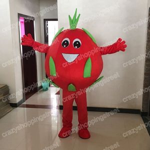 Halloween Red Pitaya Mascot Costume Cartoon High Quality Cartoon Character Topsit