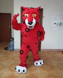 Disfraz de mascota de tigre rojo de Halloween de alta calidad King of Beasts Animal Anime Character navidad Carnaval Carnaval Disfraces