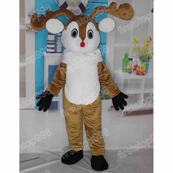 Halloween Reindeer Mascot Costume Cartoon Anime Thème personnage unisexe adultes taille Advertising Access