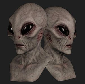 Halloween Scary Horrible Horror Alien Supersoft masker Magic Creepy Party Decoratie Grappig Cosplay Prop Masks336s3928950