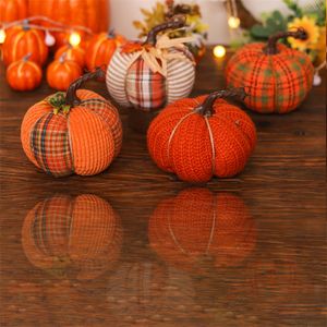 Décoration de Table en tissu coloré de citrouille, habillage de scène d'halloween, accessoires de décoration de Table de Thanksgiving transfrontaliers