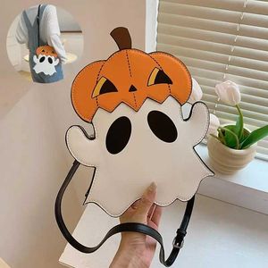 Sacs à bandoulière Halloween Creative 3D Cartoon Pumpkin Ghost Design Mignon Femmes Sacs à main de téléphone portable Nouveauté personnalisé Candy Cro 220923