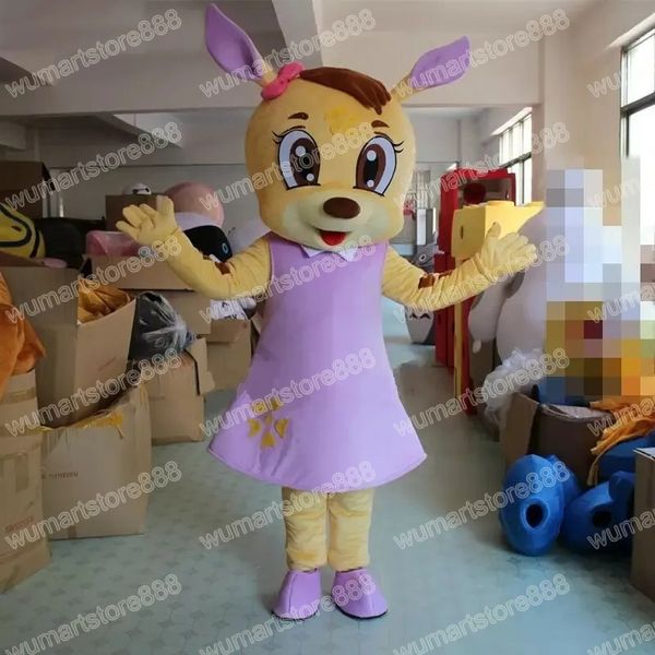 Halloween Sika cerf mascotte Costume carnaval unisexe adultes tenue adultes taille noël fête d'anniversaire en plein air habiller accessoires de déguisement