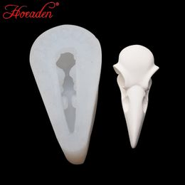 Halloween Silicone Raven Skull Bird Smot Mold sieraden maken herbruikbare mallen