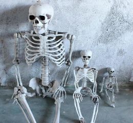 Halloween Skeleton Ornaments Corpse Cámara Conjunto de accesorios Decoración de la casa embrujada esqueletos de barra de fiesta Diferente tamaño para elegir1630729