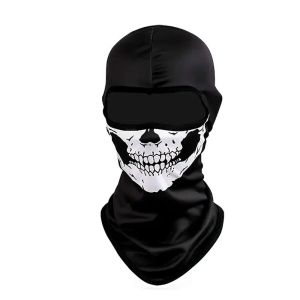 Halloween Skull Imprimé cadavre cosplay costume fantôme Fond Face Face Masque Masque Outdoor Motorcycle