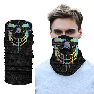 Halloween crâne sans couture cagoule écharpe magique écharpe chapeaux sport Bandanas hommes cyclisme randonnée écharpe cache-cou Y1020