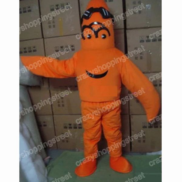 Costume de mascotte d'étoile de mer d'Halloween Tenues de personnage de dessin animé de haute qualité Costume Adultes Taille Fête de carnaval de Noël Tenue de plein air Costumes de publicité