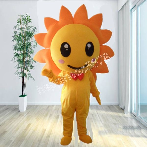 Halloween soleil fleur mascotte Costumes haute qualité personnage de dessin animé tenue costume Halloween adultes taille fête d'anniversaire en plein air Festival robe