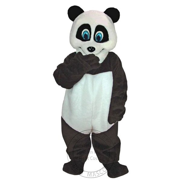 Traje de la mascota del panda de ojos azules súper lindo de Halloween para la venta de la mascota del personaje de dibujos animados del partido envío gratis soporte de personalización