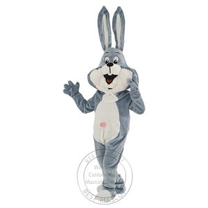 Costume de mascotte de Super lapin d'Halloween pour la fête de personnage de dessin animé, vente de mascotte, livraison gratuite, personnalisation du support