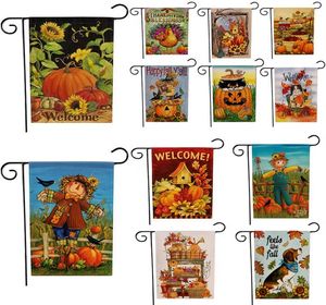 Halloween Thanksgiving Christmas Decorations Garden Vlag Welcome Autumn Fall Pumpkin Flags Hanging Garden Banner Home Party Decora7332994