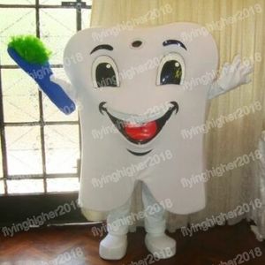 Halloween Tooth and Brush Mascot Costume Cartoon Anime Thema Character Carnival Adult Unisex Dress Christmas Birthday Party Outdoor Outfit