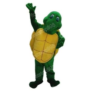 Costume de mascotte de tortue d'halloween, personnage de dessin animé, taille adulte, tenue de publicité extérieure de noël