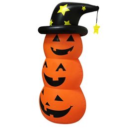 Jouets d'Halloween 140 cm Grandes décorations de gobelet de citrouille gonflable d'Halloween pour Halloween Décoration de cour intérieure et extérieure Accessoires d'horreur Jouets pour enfants 231019