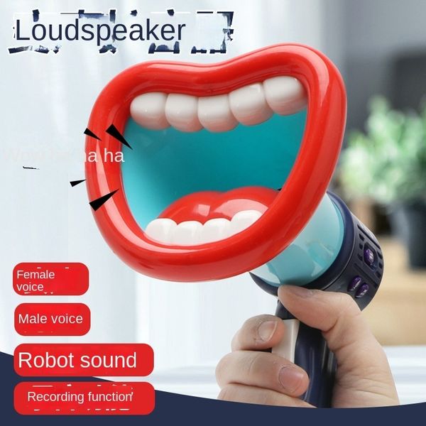 Halloween Toys 2023 Big Mouth Megaphone Recording Toy Kids Charcher de voz SER Mic Mic Vocal 230815