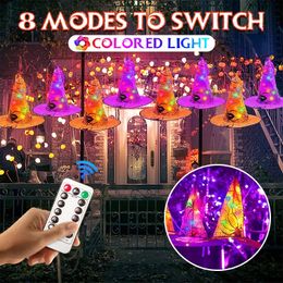 Halloween Toys Glowing LED Witch Hat Lights transformant votre décor d'Halloween avec des ornements suspendus enchanteurs créant une ambiance séduisante 231019