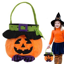 Halloween Speelgoed Multifunctionele Tas Voor Feest Pompoen Emmer Cadeau Tote Trick Or Treat Draagbare Opslag Decoratie 230919